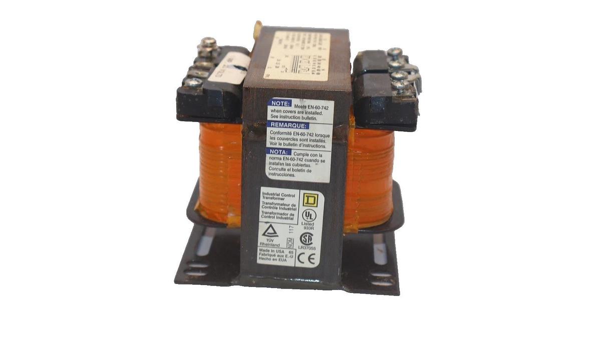 Used SQUARE D 9070T150D1 9070 T150D1 1A 250V Coil .150kva .150 kva Transformer
