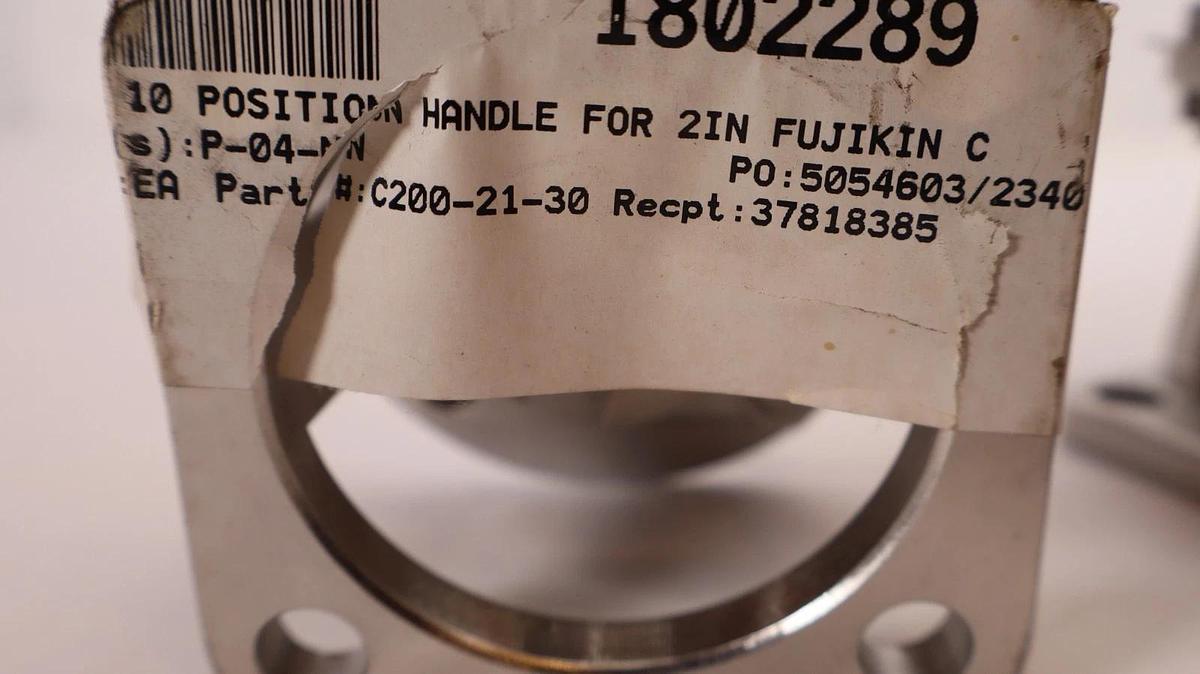 C200-21-30 10-Position Locking Lever Handle for C200 Butterfly Valve (New)