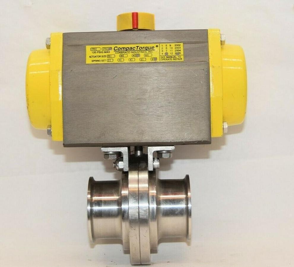 (NEW) COMPAC TORQUE CTS Actuator Size 40 Spring Set 6 Size 2" Sanitary Valve