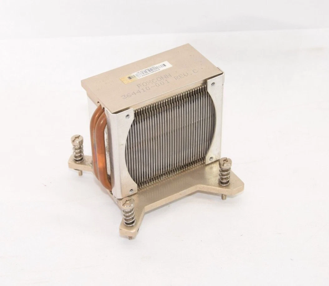 Used FOXCONN 364410-001 Rev C CPU Aluminum Copper Heatsink