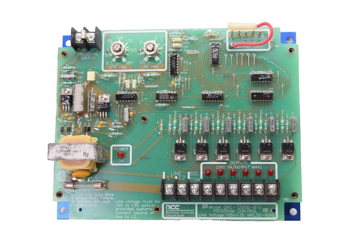 Used NCC Program Control Board Card DNC-T2006-B10 DNCT2006B10