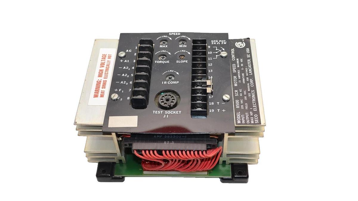 Refurbished Seco Electroncis Corp. 8500 120Vac 60Hz 15Amp SCR Motor Speed Control