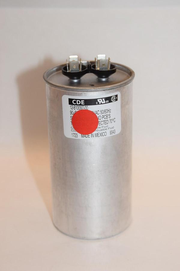 (NEW) CDE 12-810097-00 SFT31T90H475B 90uF +/-6% 310Vac 50/60Hz Capacitor