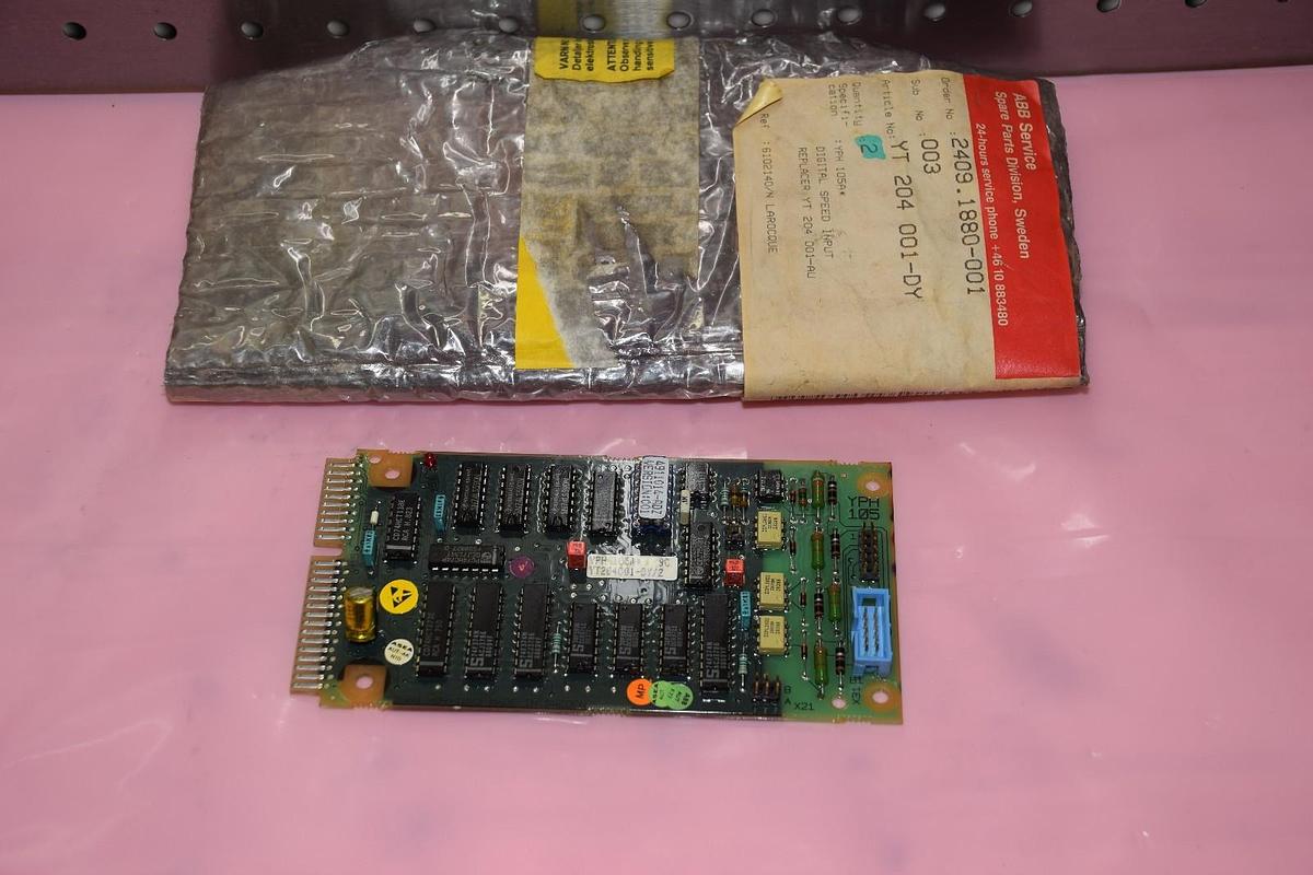 ABB YPH 105A YT204001-DY/2 Digital Speed Input YT 204 001-AU  204001-AU NEW