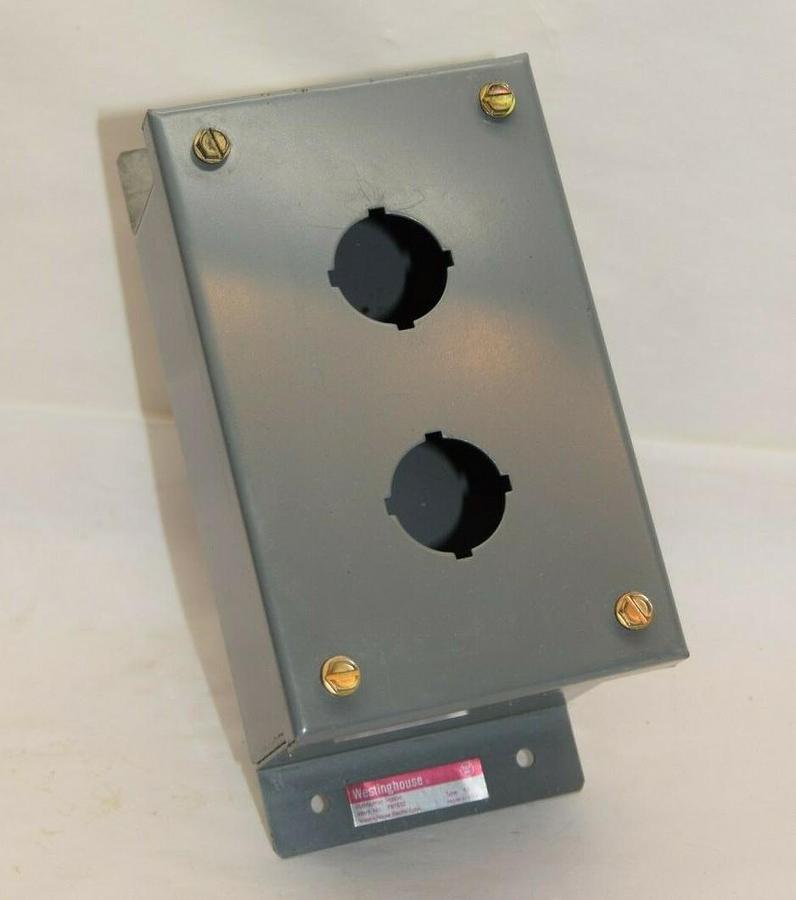 (NEW) WESTINGHOUSE PB1ES2 Type 13 2-Unit Pushbutton Station Enclosure