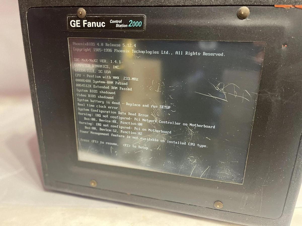 Used GE Fanuc Display Station 2000 IC752WTA005-BB Operator Interface