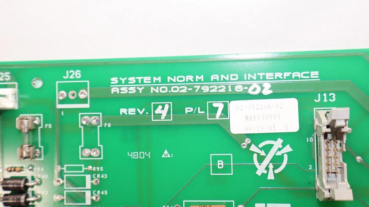 Used EMERSON / LIEBERT 02-792216-02 ,0279221602 System Norm and Interface Board