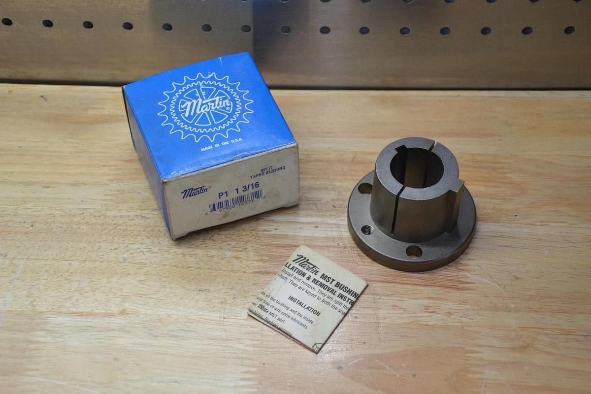 MARTIN Bushing P1 1 3/16 1-3/16" Split Taper New