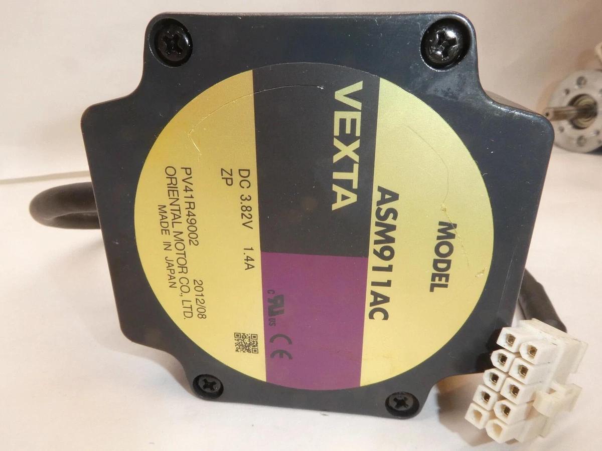Used Oriental Motor Vexta Servo Motor ASM911AC 3.82vdc 1.4a PV41R49002