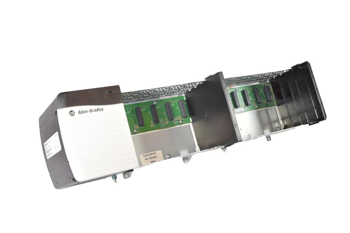 Used ALLEN BRADLEY 1756-A13 1756A13 Ser B 13 Slot Chassis W/ 1756-PA75/B Power Supply