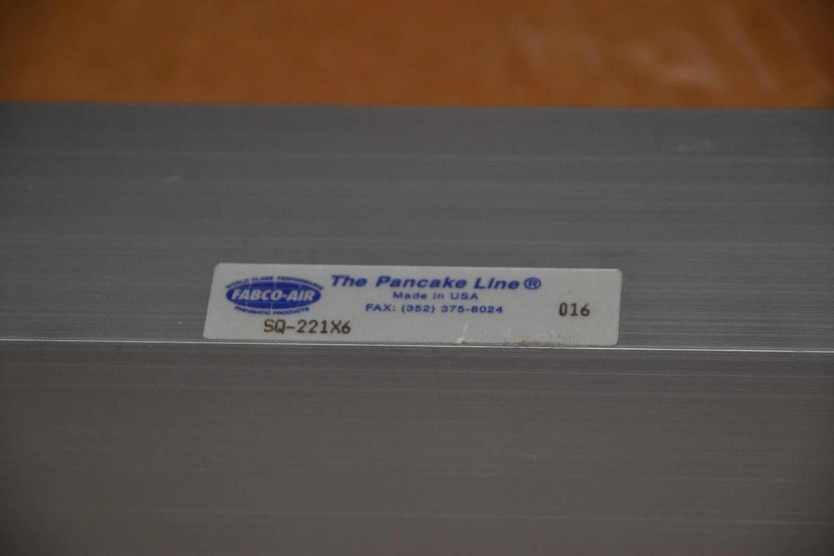 Fabco Pancake Line Cylinder SQ-221X6 SQ221X6 SQ 221X6  NEW