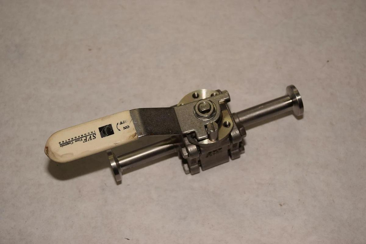 SVF FLOW CONTROLS CF3M 1500 Psi 1/2" Ball Valve SB78888AT Seat PTFE / TFM 316 SS