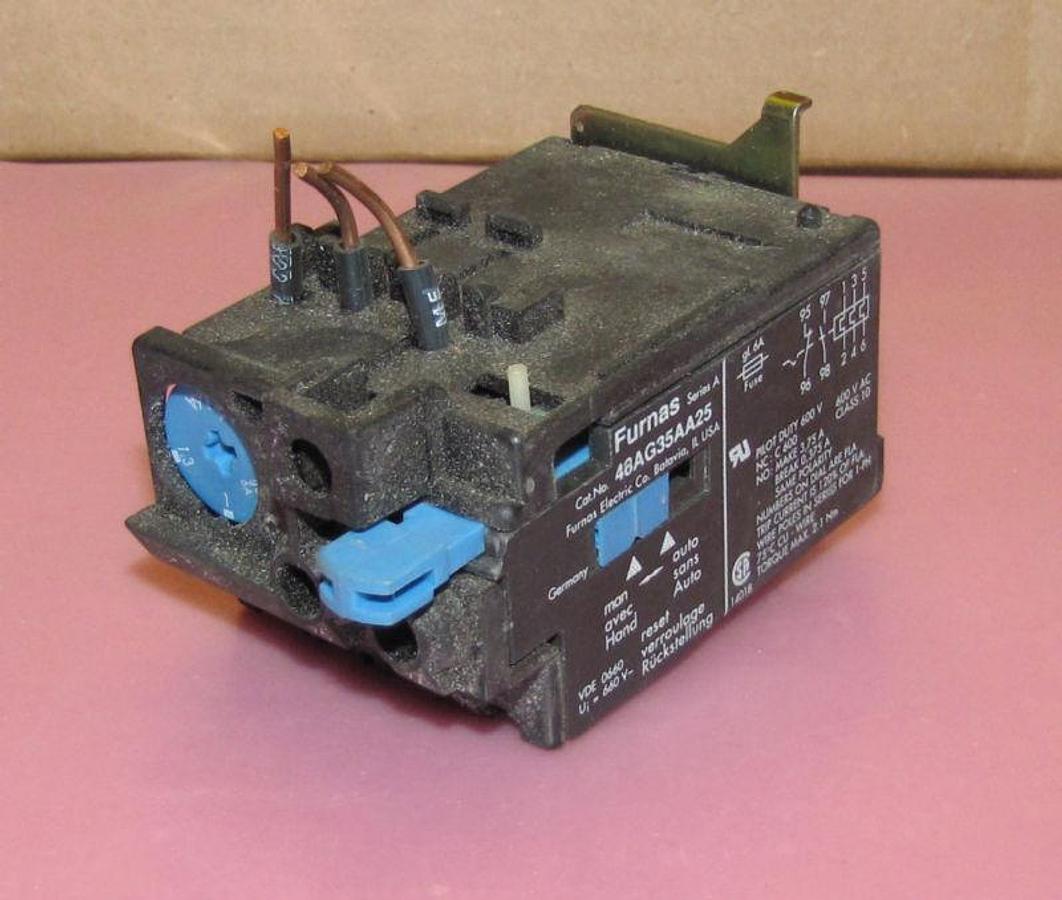 Used Furnas Overload Relay 48AG35AA25 Ser. A