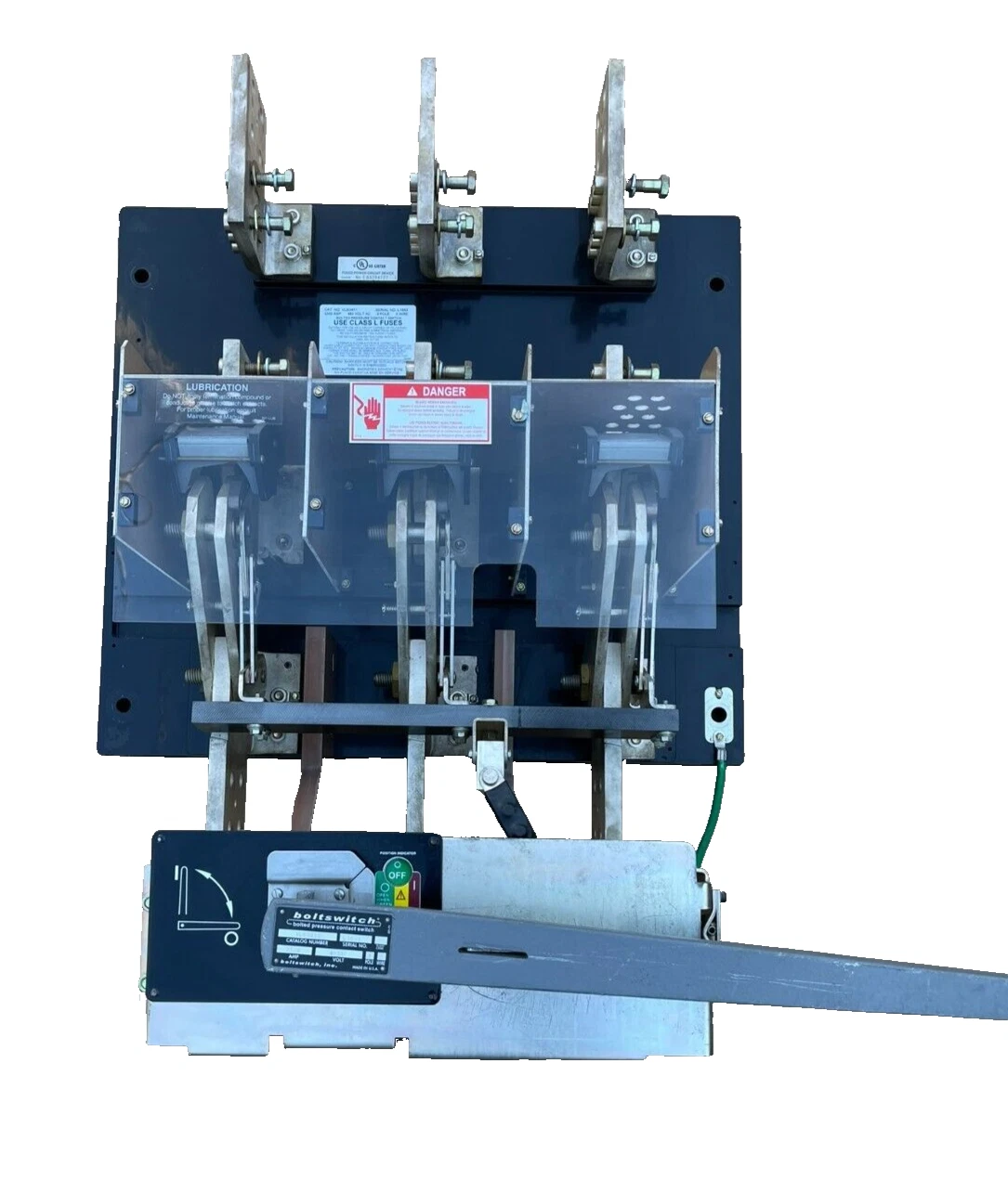 Refurbished Boltswitch Bolted Pressure Contact Bolt Switch 2500A 2500 Amp 480vac VLB3411 RFB