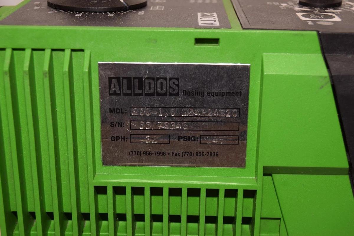 Used Alldos Eichler Gmbh 208-1.0 D54R24E20 0.32gph 145psi Metering Pump
