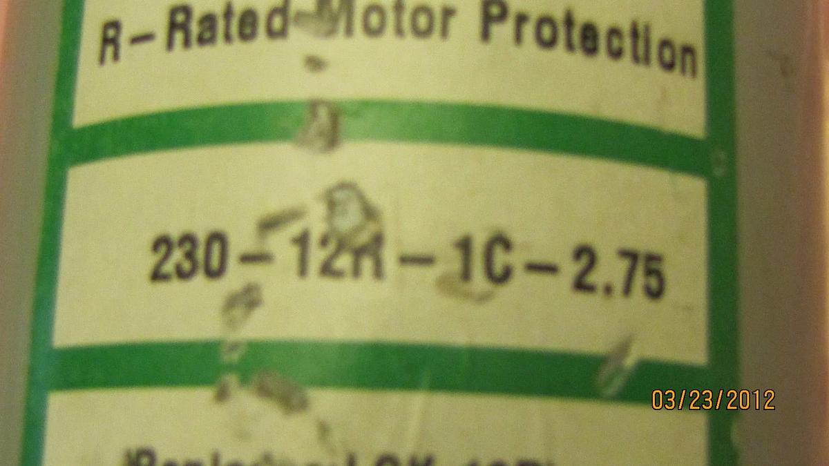 Used LITTELFUSE Ruse 230-12R-1C-2.75 230 12R 1C 2.75 23012R1C2.75 230(12R) AMP
