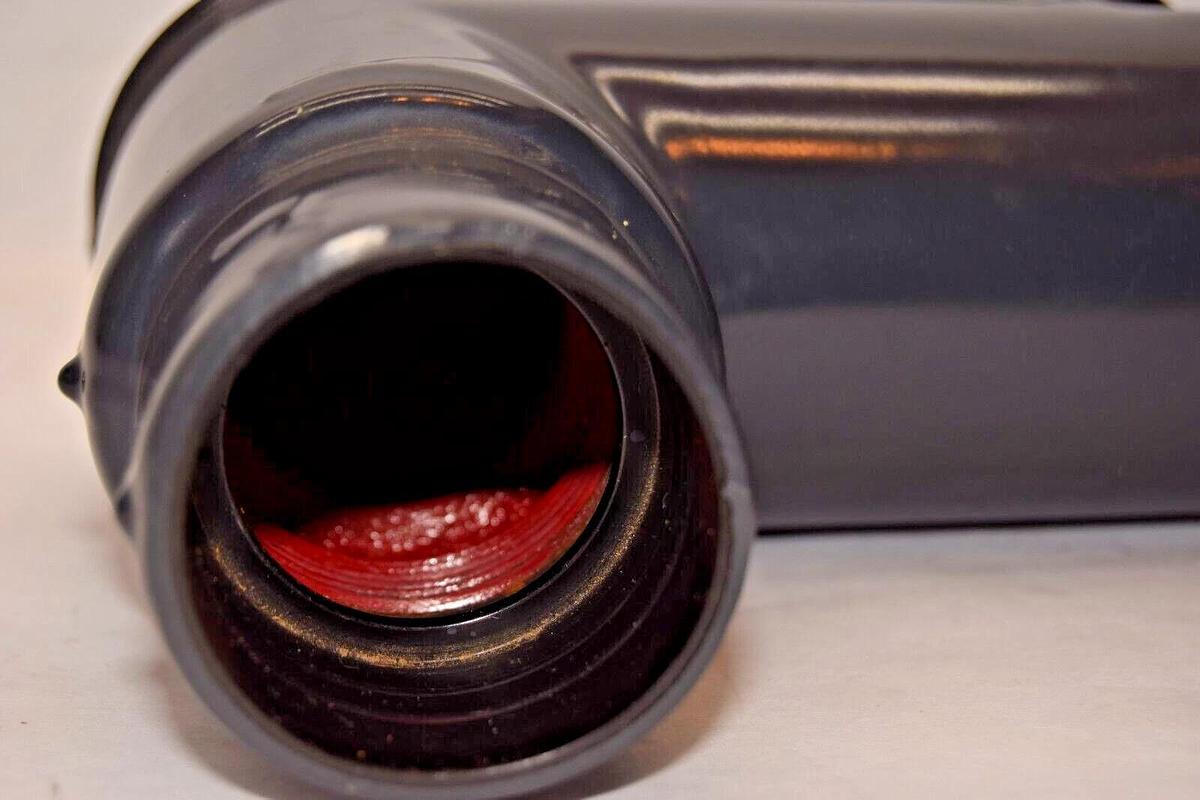 PLASTI-BOND 1.5" 1-1/2" PVC Coated 90 degree Conduit Body Sealing Fitting NEW