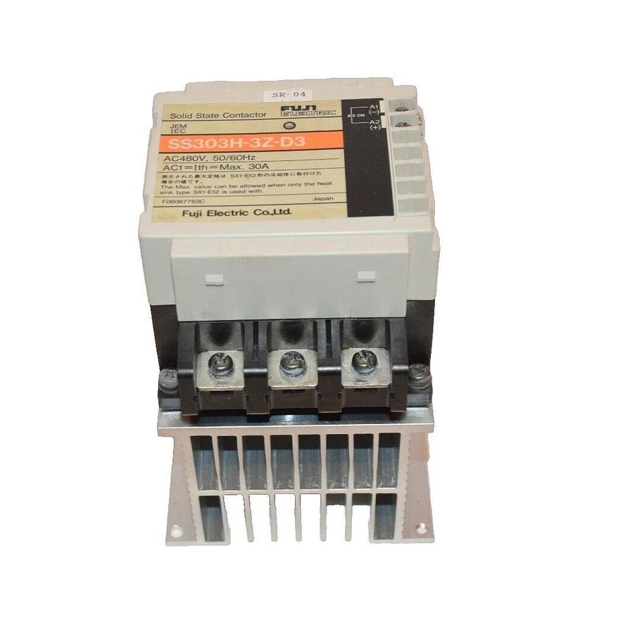 Used FUJI ELECTRIC SS303H-3Z-D3 30A SS303H3ZD3 SOLID STATE CONTACTOR