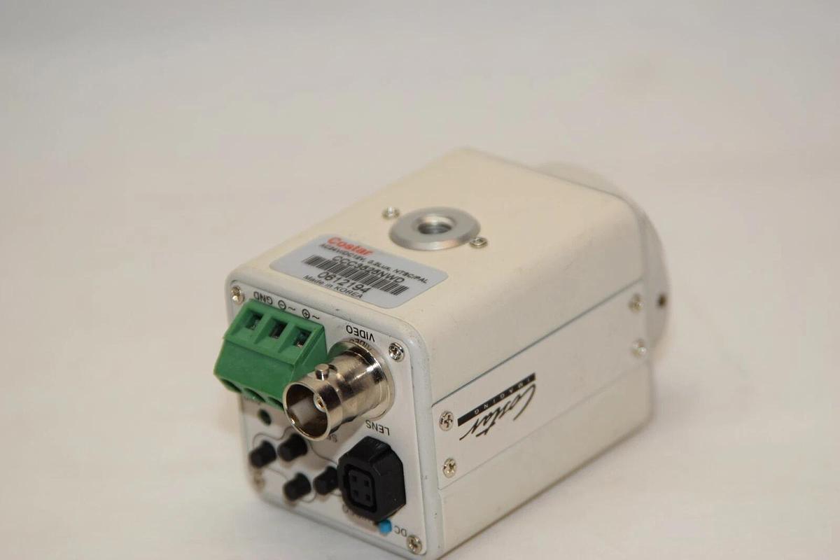 Used COSTAR CCC3525NWD 24Vac 12Vdc 0.2Lux Security Camera