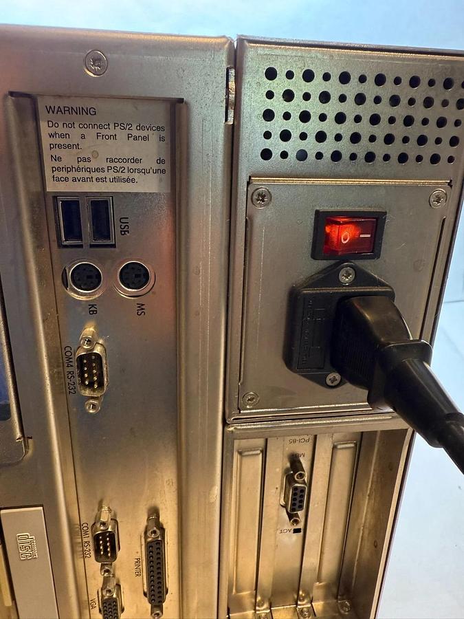 Used Schneider Electric Magelis iPC Control Box MPCBN02NAA0N Front Pane MPCNT50NNN00N