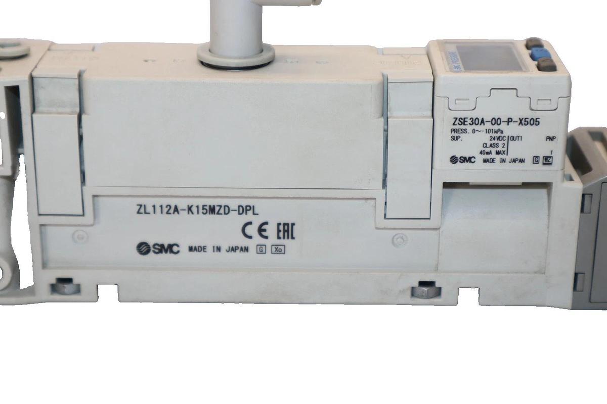 Used SMC Multi Stage Ejector Vacuum ZL112A-K15MZD-DPL ZL112AK15MZDDPL