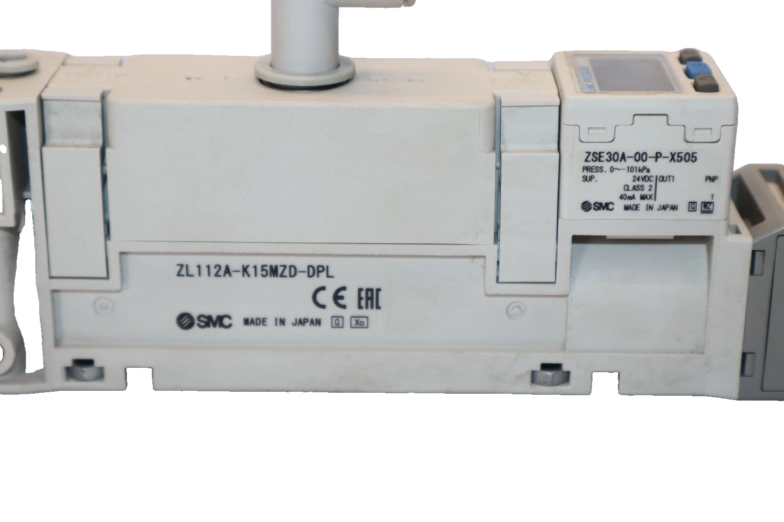 Used SMC Multi Stage Ejector Vacuum ZL112A-K15MZD-DPL ZL112AK15MZDDPL