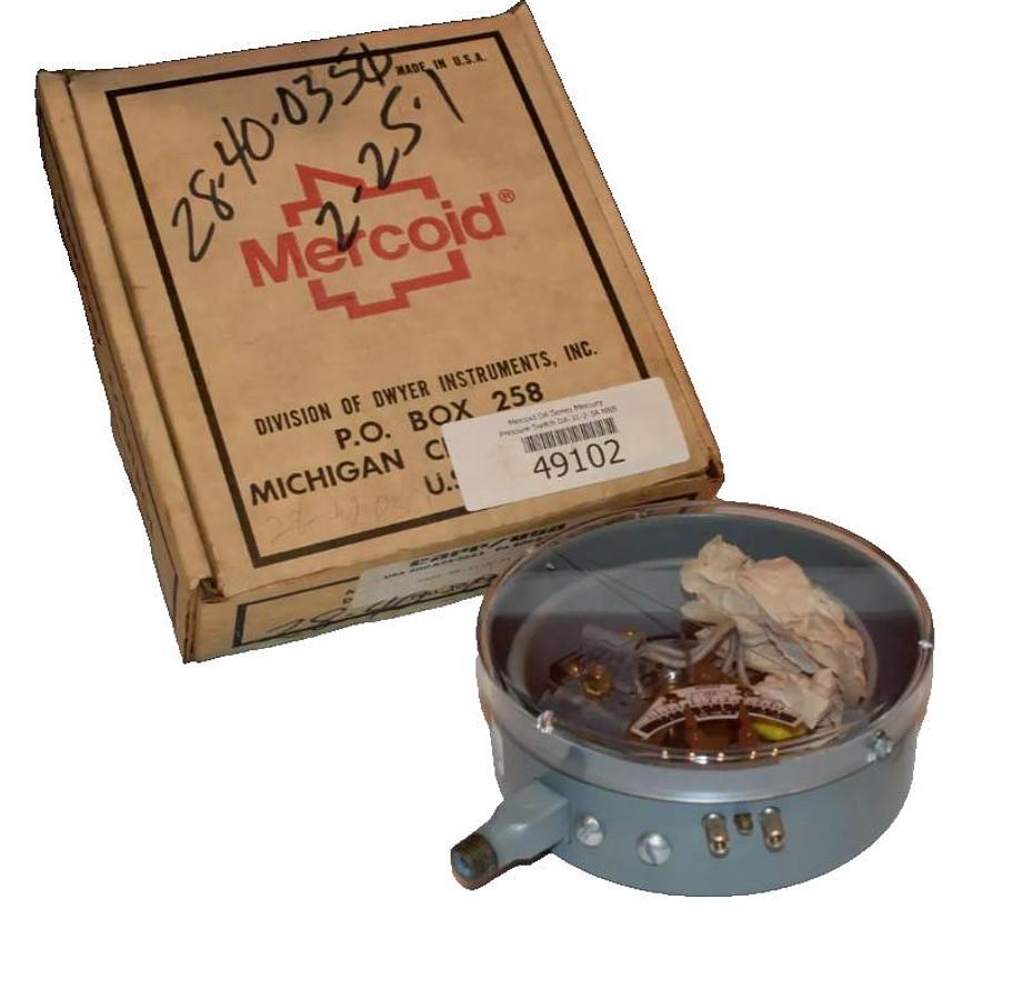 MERCOID CONTROL CAPP / USA PRESSURE SWITCH CAPP-DA-31-2-3A DA-31-2-3A (NEW)