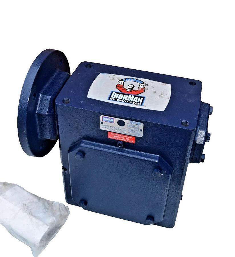IronMan Ohio Gearbox Worm Speed Reducer W8420292.00 BMQ842-15-180-L 15:1 NOS