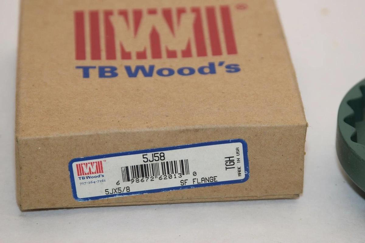 (NEW) TB WOODS 5J58 5JX5/8 5/8" Bore SF Flange