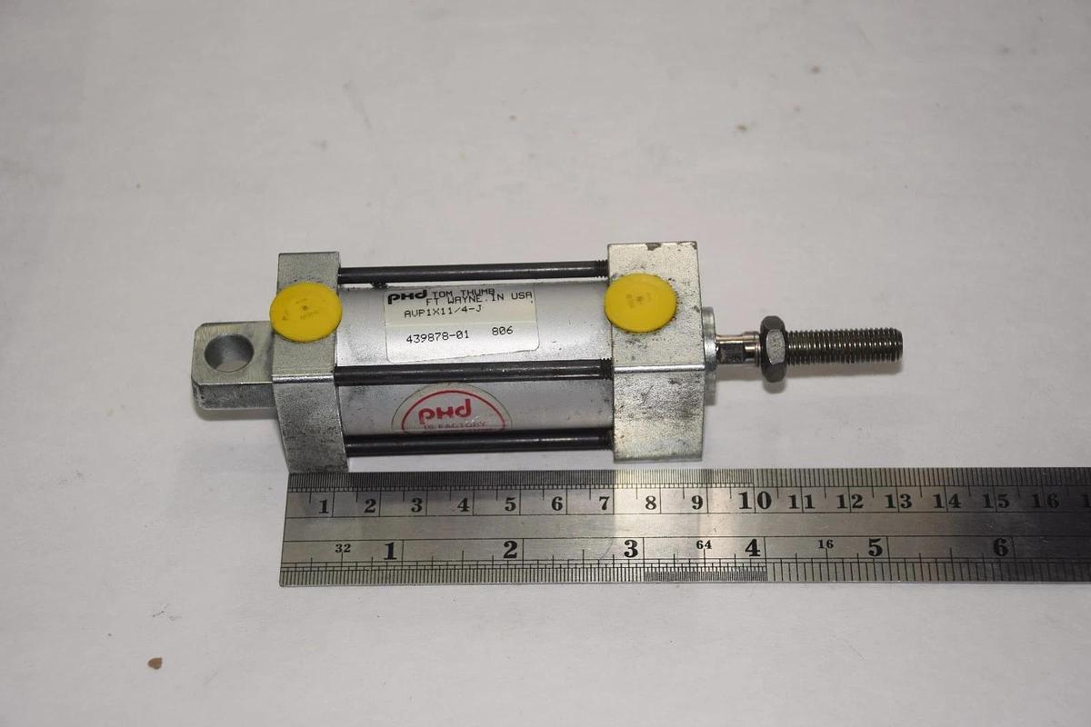 PHD AVP1X11/4-J 1" STROKE 5/16" BORE PNEUMATIC CYLINDER NEW
