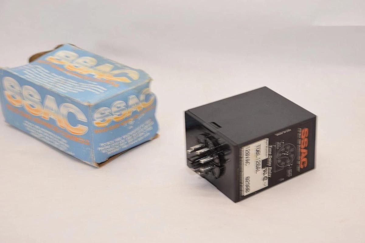 (NEW) SSAC TDBL120AL 120Vac Time Delay Relay