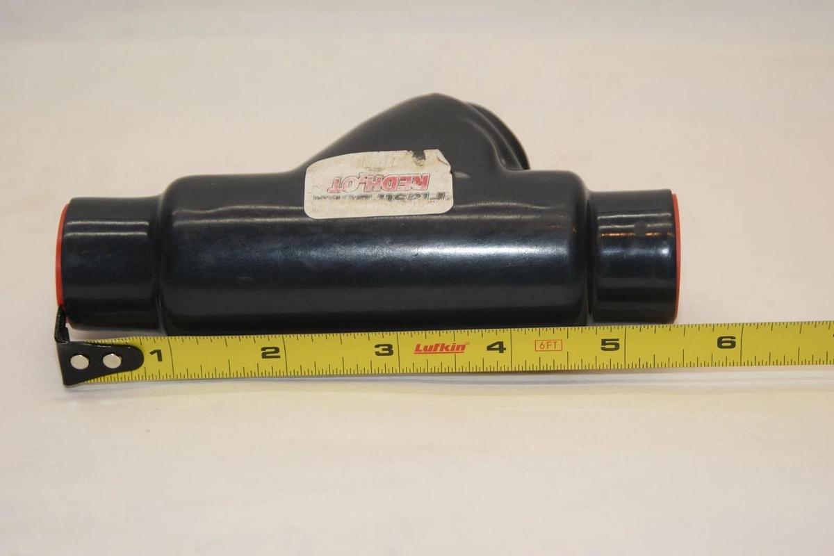 (NEW) PLASTI-BOND Red H2OT 3/4" Coated Conduit Body Sealing Fitting