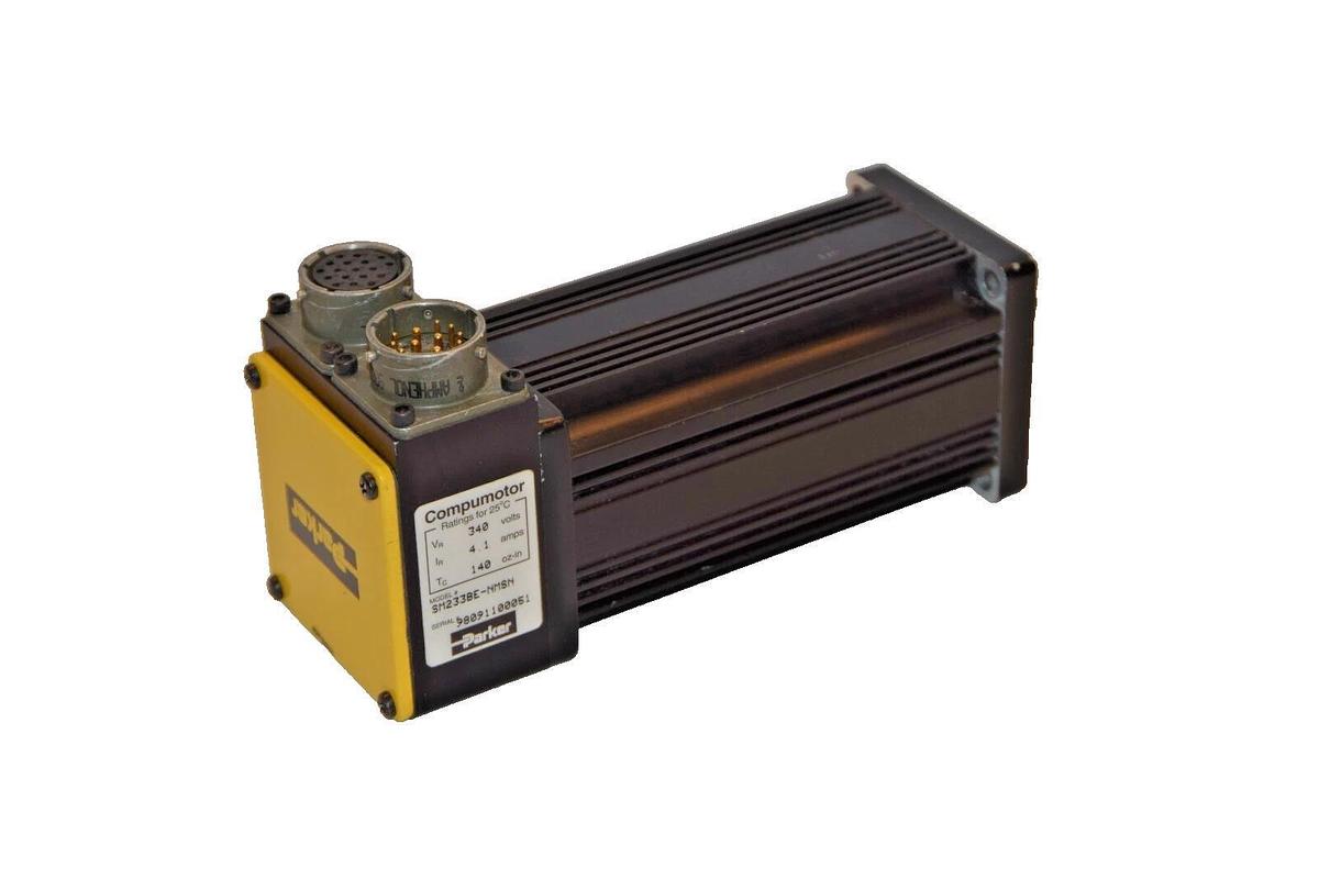 Used Parker Compumotor SM233BE-NMSM Brushless Servo Motor 340V 4.1A Tc 140 oz-1n