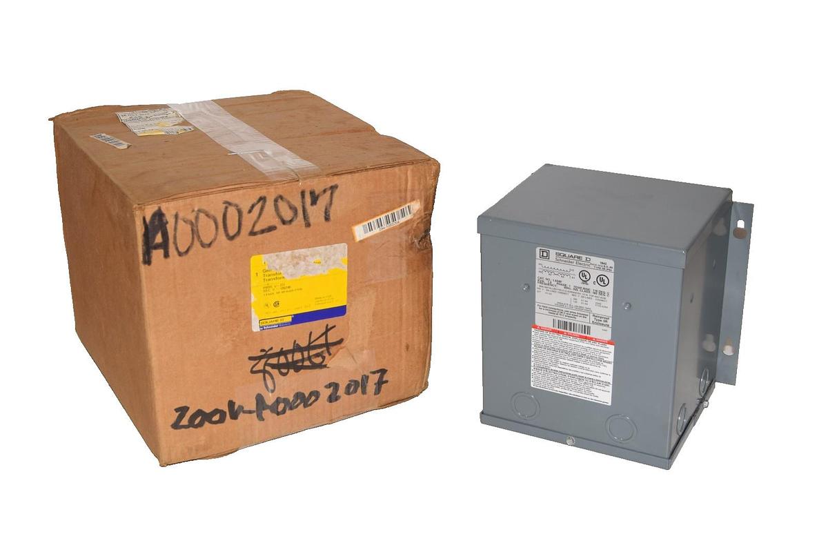 Square D Transformer Wall Mount 1.5S8F 1.5kva 1.5 kva 1ph 277v 120/240v (NEW)