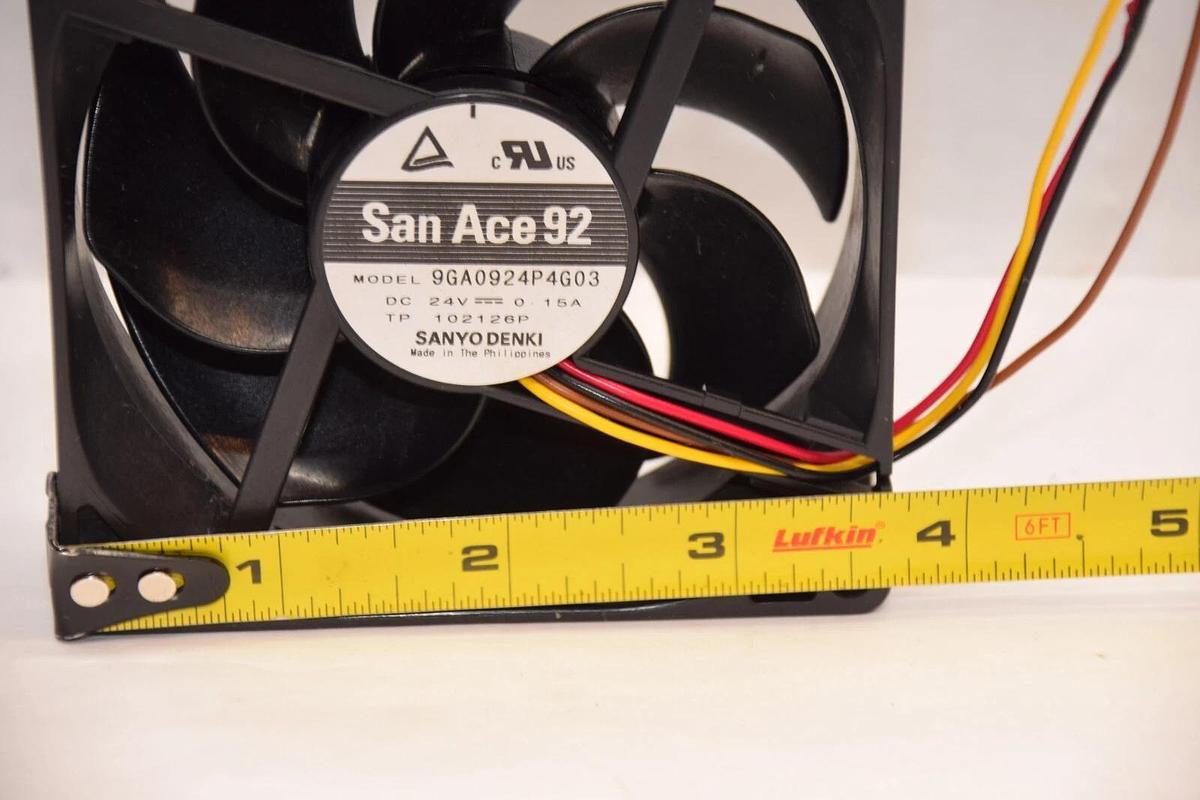 Used SANYO DENKI 9GA0924P4G03 24V 0.15A Cooling Fan