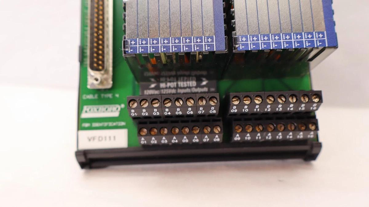 Used FOXBORO INVENSYS FBM207 P0916AM 0D RY0834 Voltage Monitor 16 Input Module
