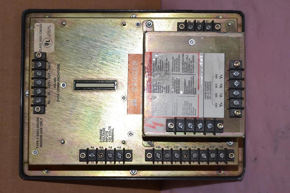Used SQUARE D Power Logic Monitor 3020/CM-2350 3020 w/ CM-2350 3090/SPM-2000 SRG PROT