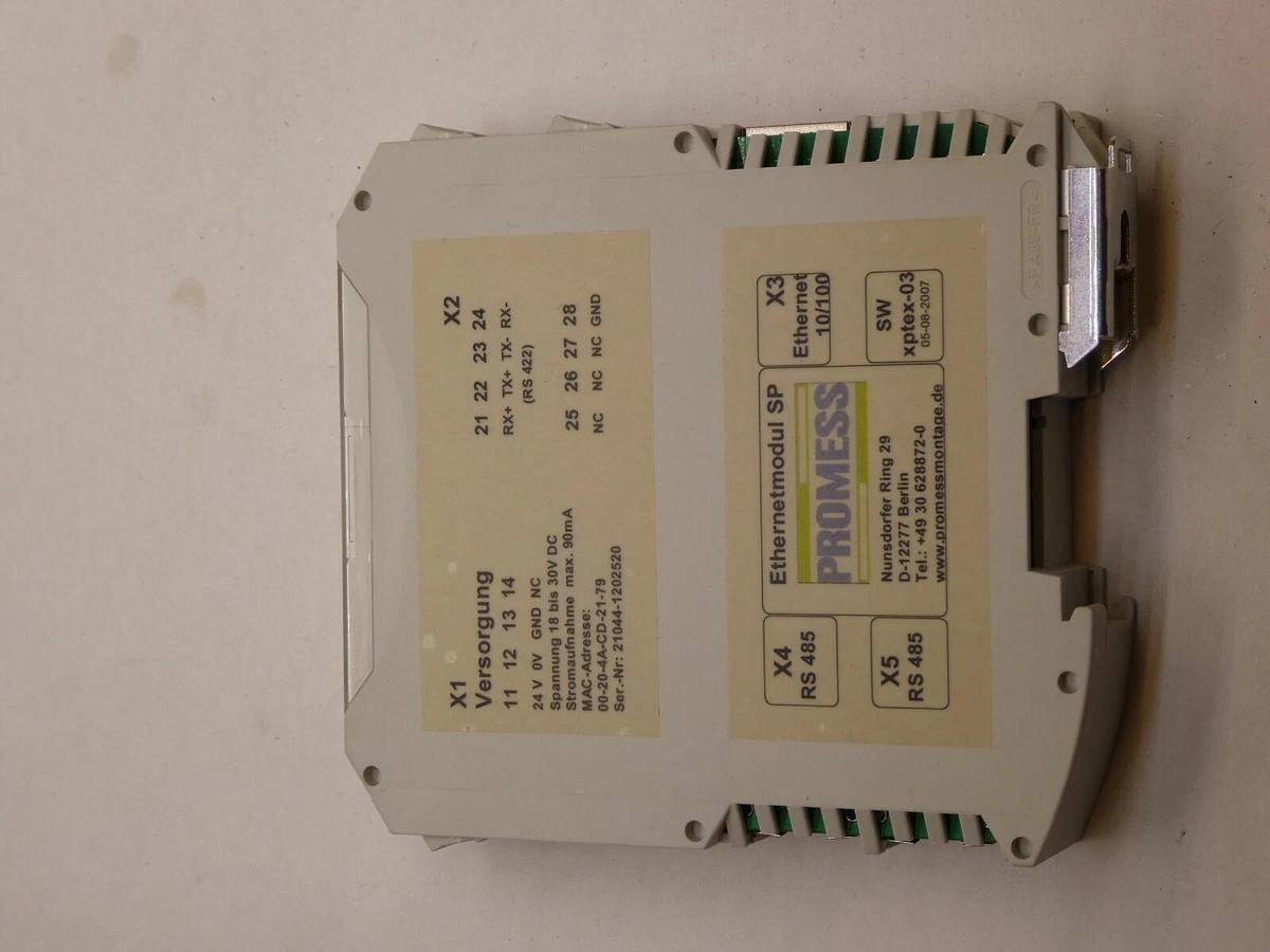 Used Promess Ethernetmodul SP Servo Press Ethernet Module
