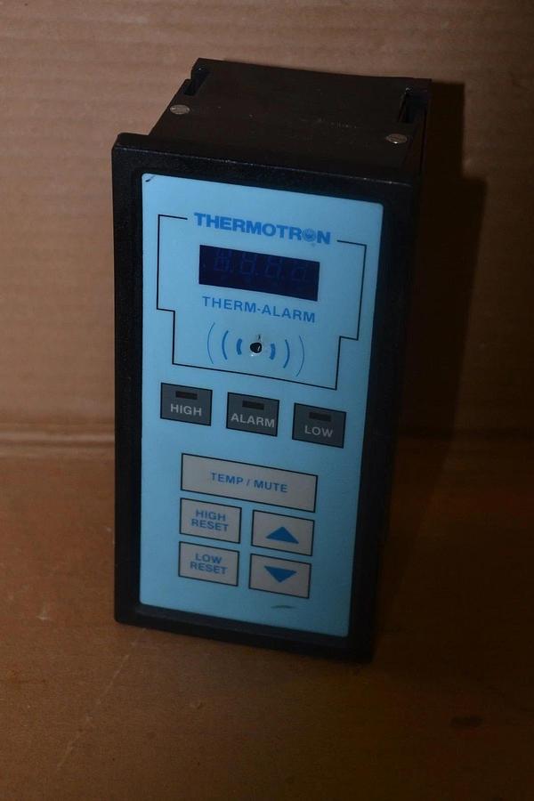 Used Thermotron Industries Therm-Alarm Thermalarm 742562 6523 #23 8G Rev 7 7425626523