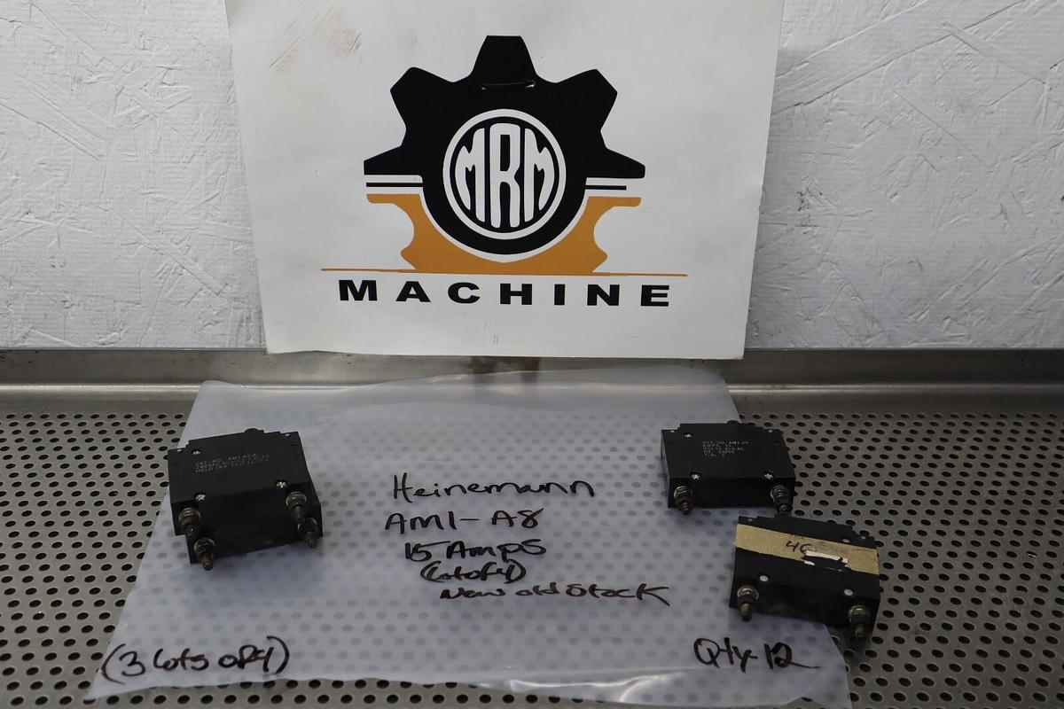 (New) HEINEMANN 62-803A 62803A 240Vac 15A Vintage Breaker