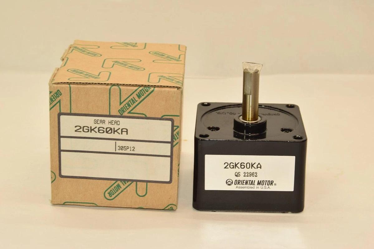 (NEW) ORIENTAL MOTOR 2GK60KA Motor Parallel Shaft Gear Head