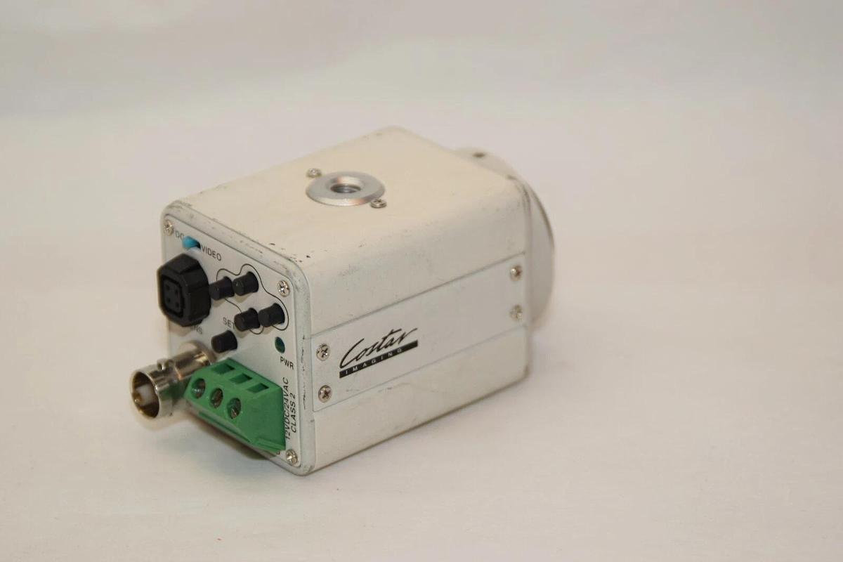 Used COSTAR CCC3520NWD 24Vac 12Vdc White Security Camera