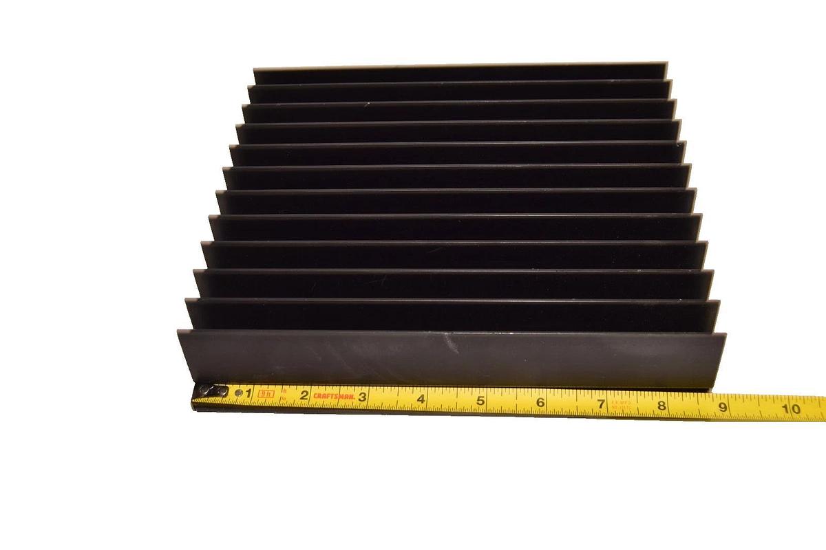 Used Aluminum Heat Sink 8" x 9" x 2" , 8x9x2 8"x9"x2"
