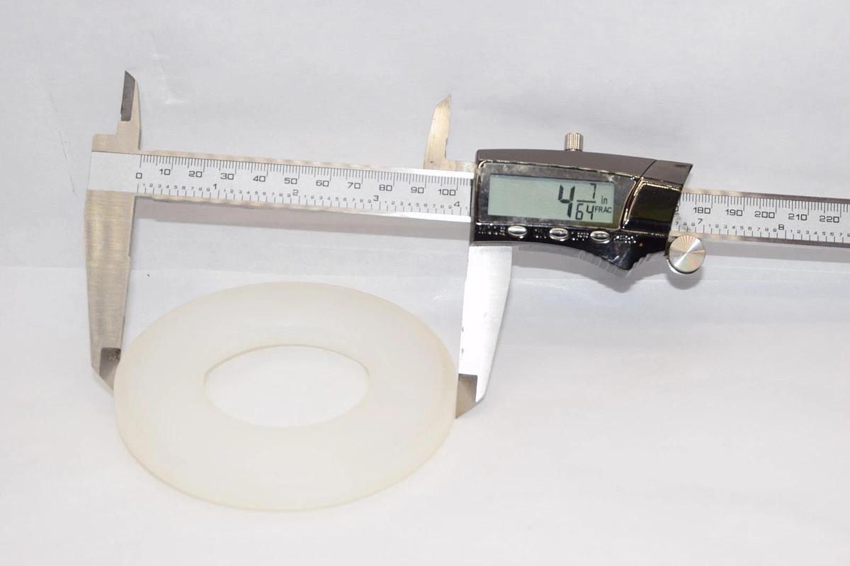 2" White Plastic Seat for Diaphragm Pump (NEW)