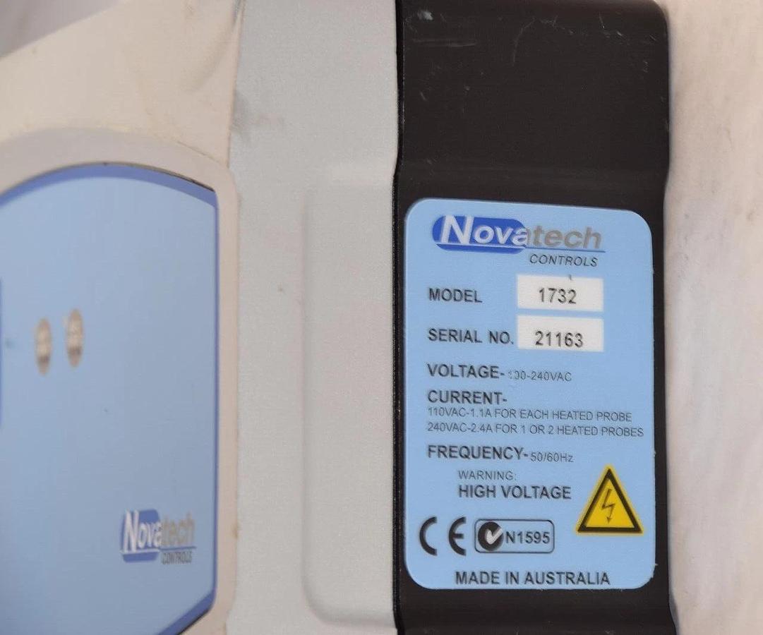 Used Novatech Controls Oxygen Transmitter 1732 100-240V