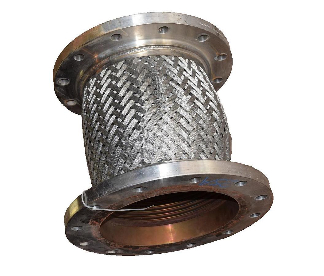Used Expansion Joint Fitting Flex Pipe 12" X 19" 304 Stainless Steel SS