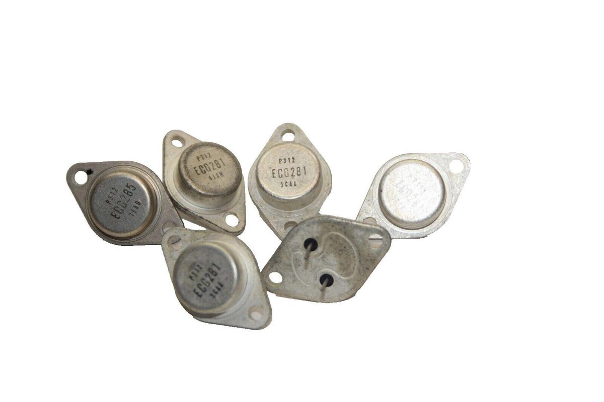 (NEW - Lot of 6) SYLVANIA ECG281 P312 Transistor