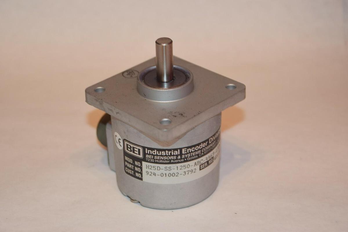 Used BEI 924-01002-3792 INDUSTRIAL ENCODER