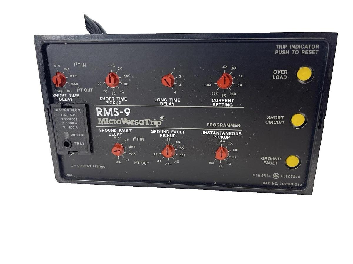 GE RMS-9 PROGRAMMER MicroVersaTrip GE TS20LSIGT2  RMS9  TR6S600J (New takeout)