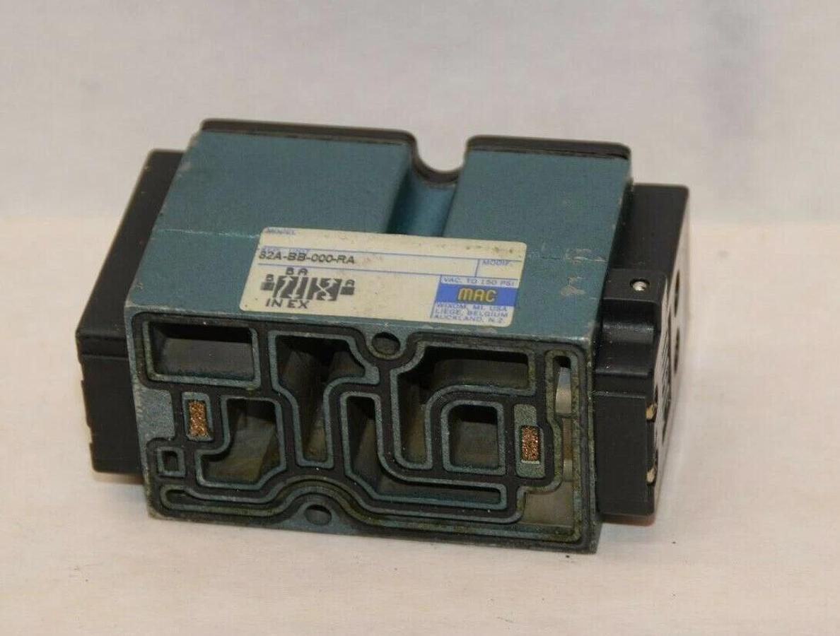 Used MAC VALVES 82A-BB-000-RA 15psi Remote Air Valve